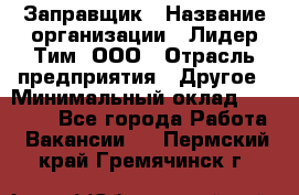 Заправщик › Название организации ­ Лидер Тим, ООО › Отрасль предприятия ­ Другое › Минимальный оклад ­ 23 000 - Все города Работа » Вакансии   . Пермский край,Гремячинск г.